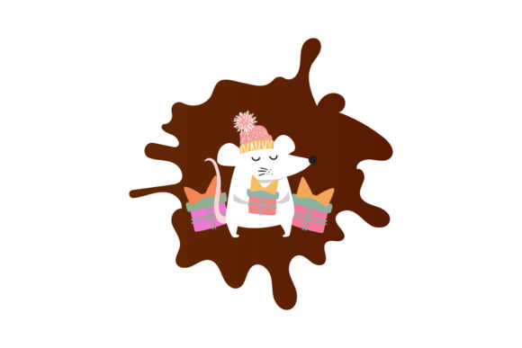 Chocolate Valentine Mouse Gift – A Versatile Graphics Freebie for Sellers
