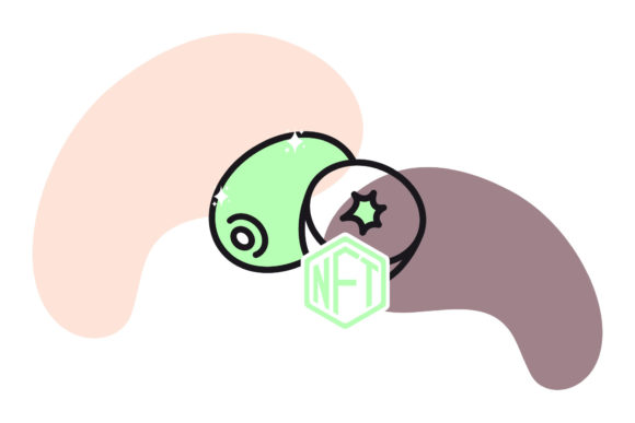 Fruit NFT Kiwi Icon – A Versatile Freebie for Handmade Creators