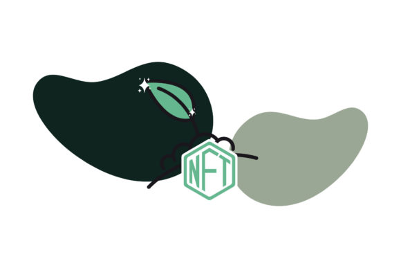 Garden NFT Green Sprout Icon: A Versatile Graphics Freebie for Digital Sellers