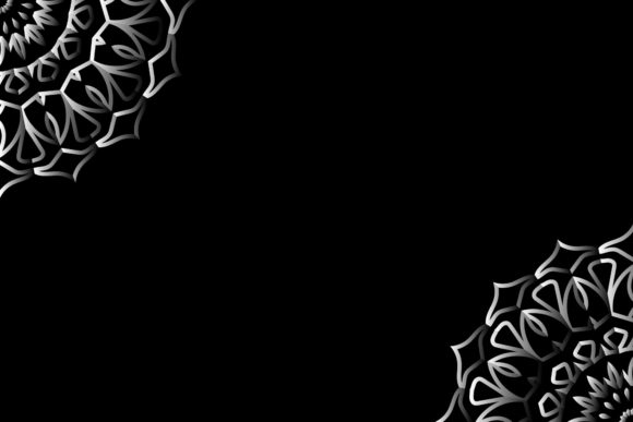 Gradient Mandala Decorative Background: A Versatile Graphic Design Asset