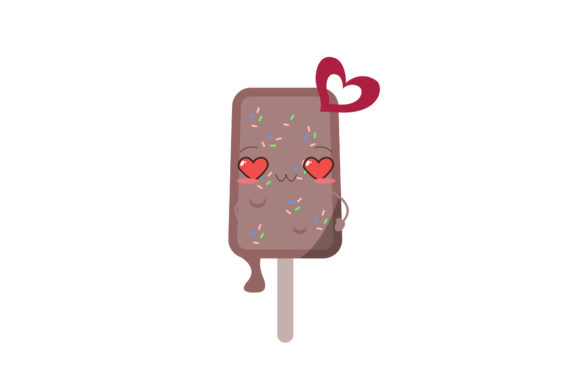 Ice Cream Kawaii Cute Art: A Free Graphic Asset for Creative Projects