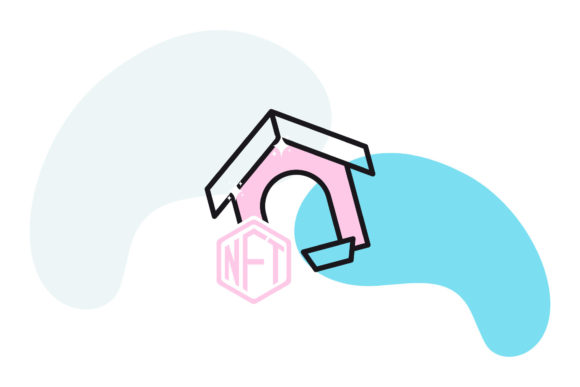 Pets NFT Kennel Icon: A Versatile Graphic Design Asset for Creative Sellers