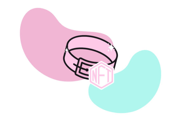 Pets NFT Pet Collar Icon – A Versatile Graphic Design Asset for Handmade Creations