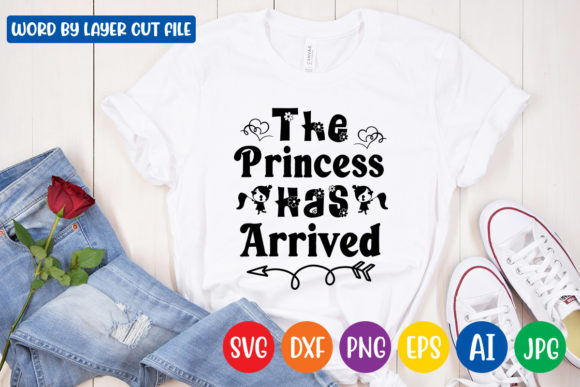The Princess Has Arrived SVG – A Strong Graphic Design Asset for Creative Marketers