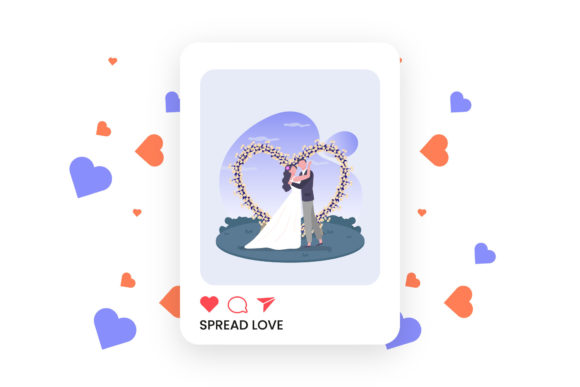 Valentine Feeds Romantic Design: A Versatile Graphic for Handmade Creations