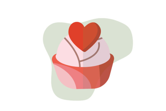 Valentine Ice Cream Vector: A Versatile Graphic for Creative Projects