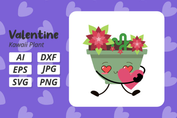 Valentine Kawaii Plant Vector Review for Real Embroidery Projects