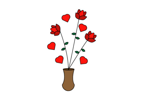 Valentine Nice Love and Flower – A Graphic Design Freebie for Handmade Creators