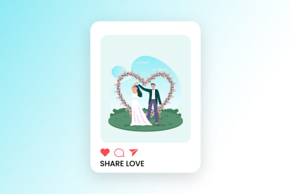 Valentine Romance Wedding Dance Feed – A Graphics Freebie for Creative Sellers