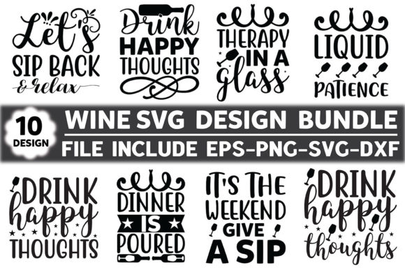 Wine Svg Design Bundle: A Creative Asset for Bloggers and Content Publishers